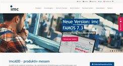 Desktop Screenshot of imcadd.ch